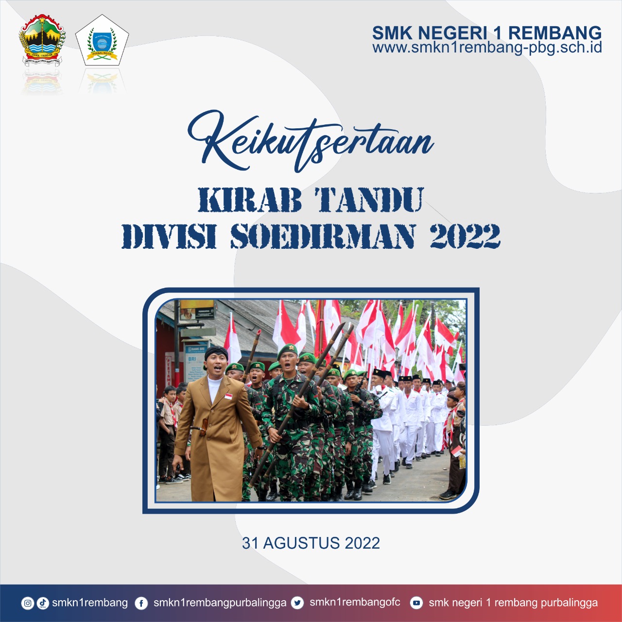 Kirab tandu divisi Soedirman 2022