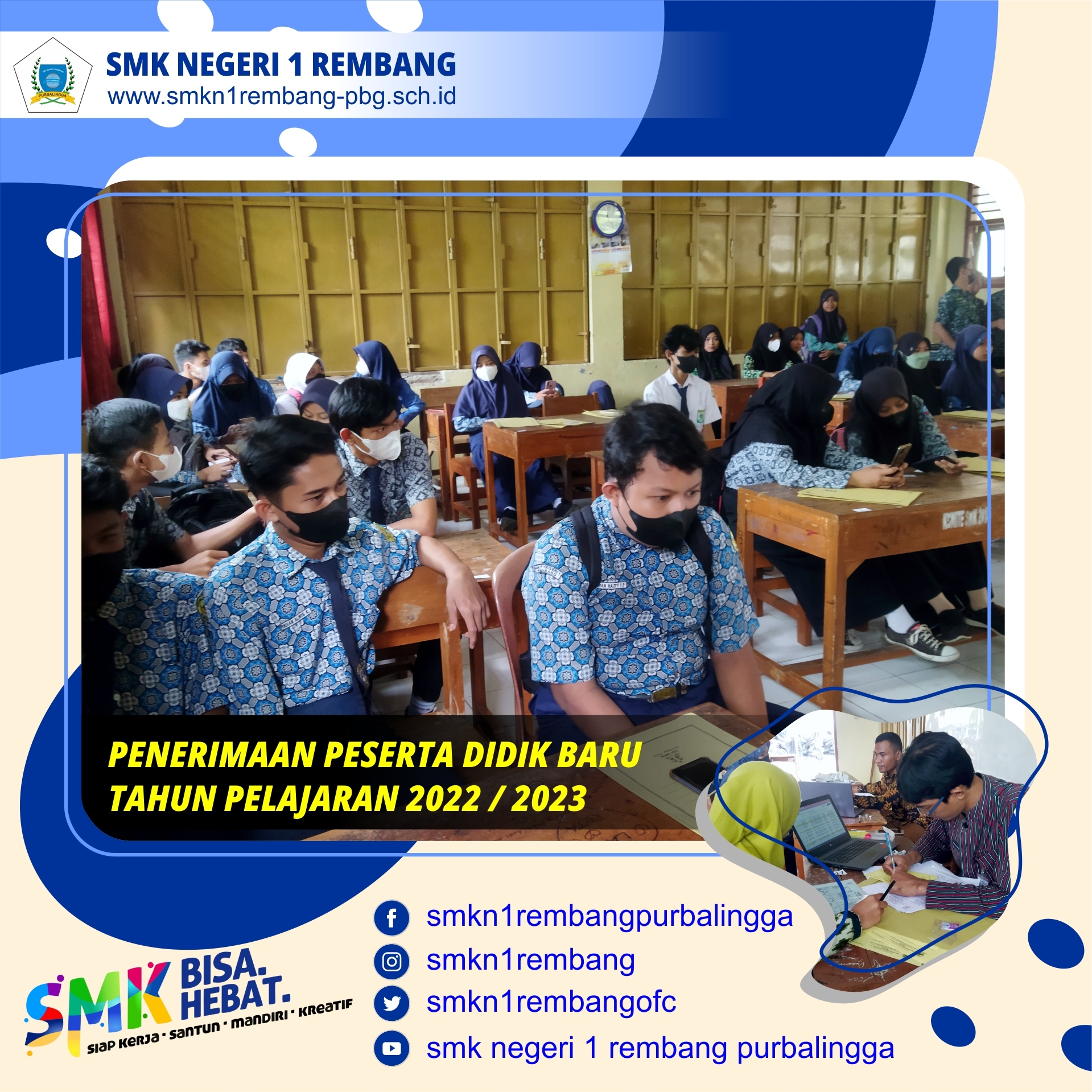 PPDB SMKN 1 REMBANG TP. 2022/2023