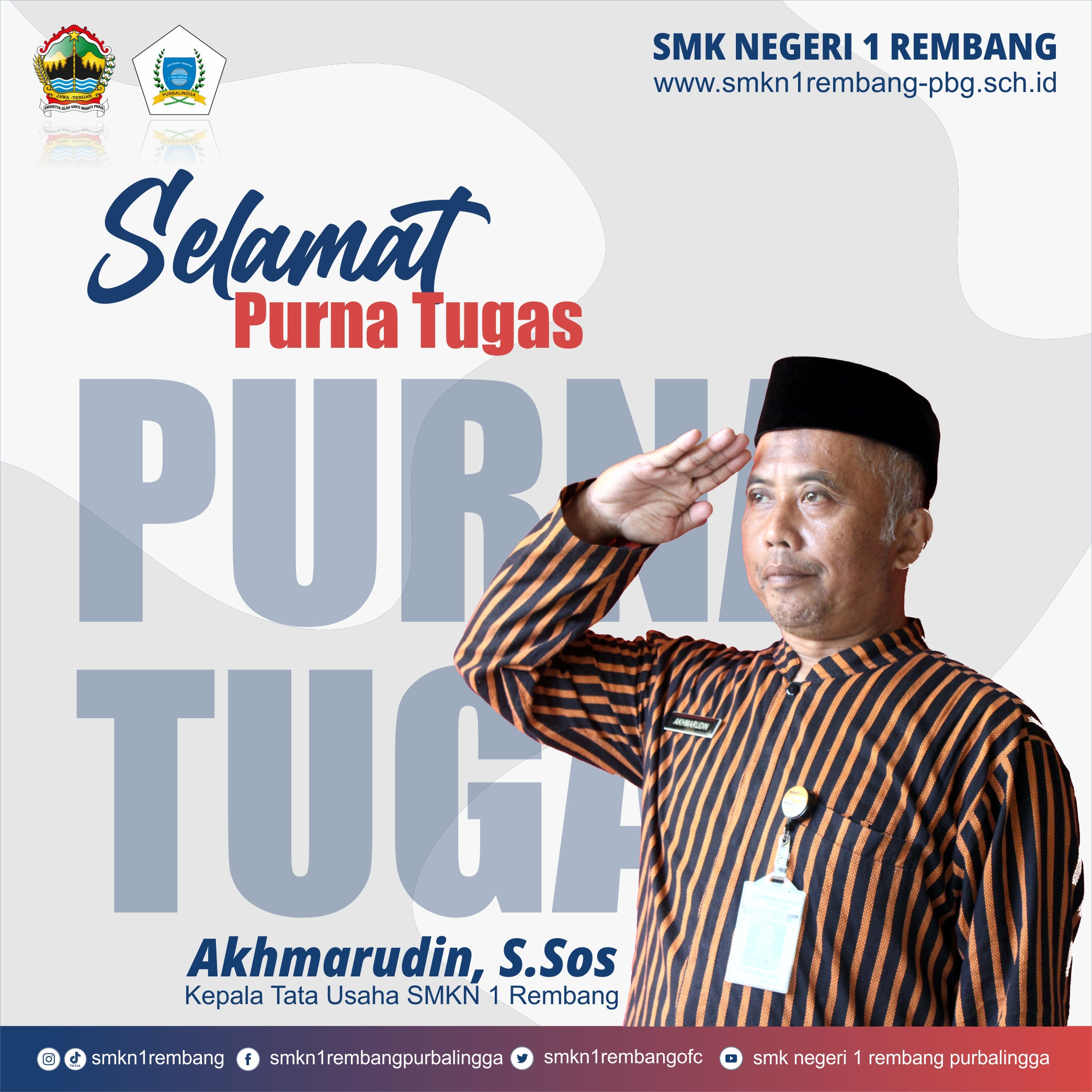 Selamat Purna Tugas Akhmarudin, S.Sos