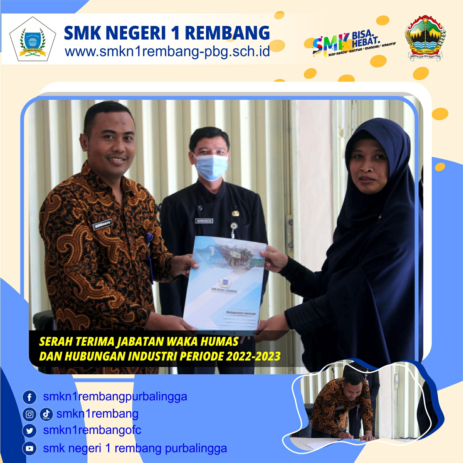 Serah Terima Jabatan WAKA HUMAS