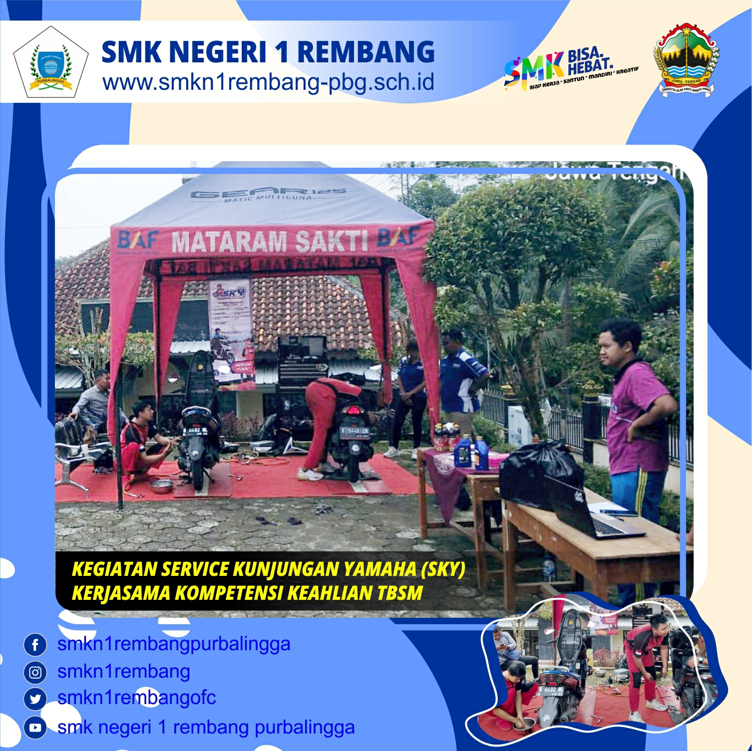 SERVICE SEPEDA MOTOR GRATIS