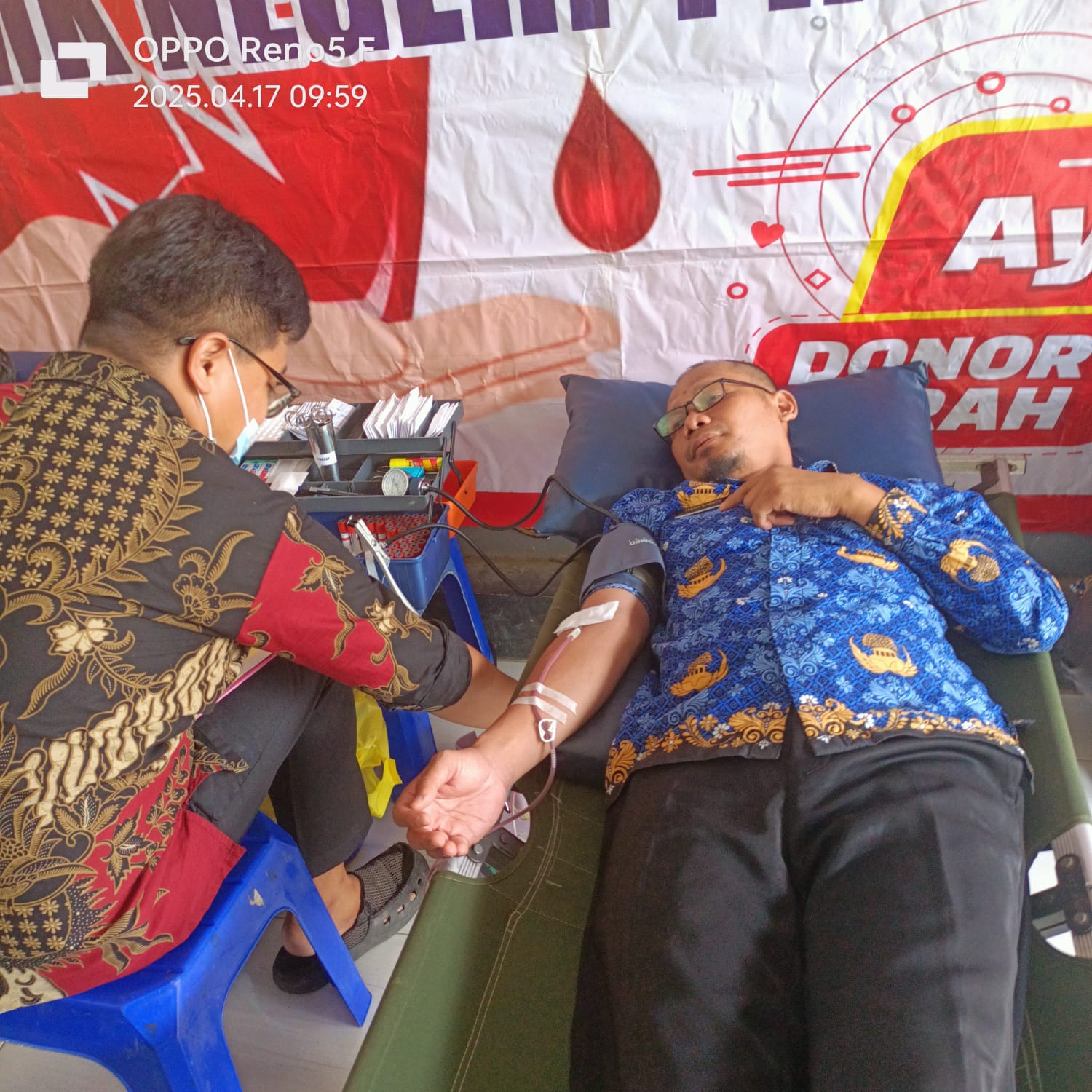 SMK NEGERI 1 REMBANG GELAR KEGIATAN DONOR DARAH