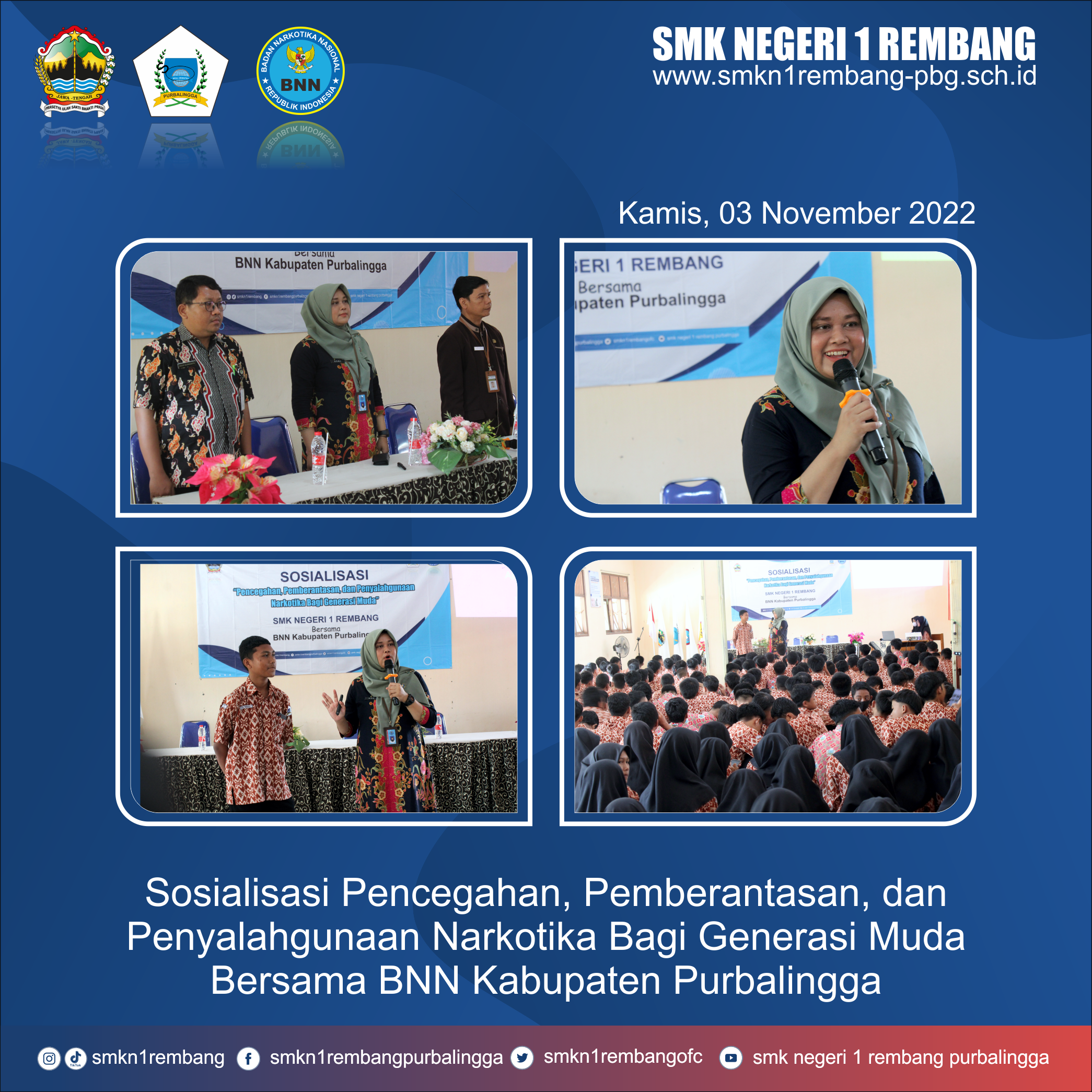 SOSIALISASI DARI BNN PURBALINGGA