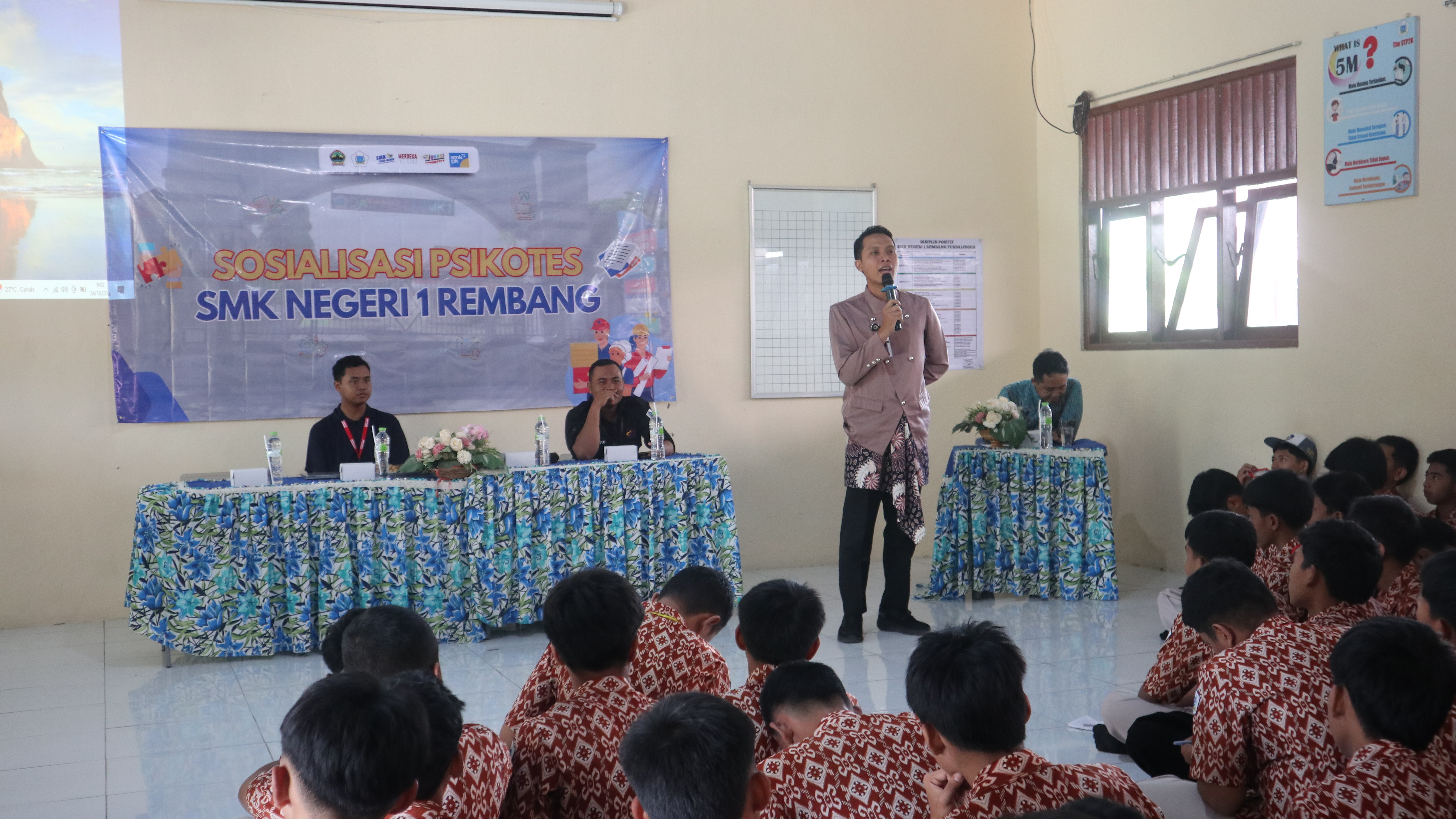 SOSIALISASI PSIKOTES SMK NEGERI 1 REMBANG