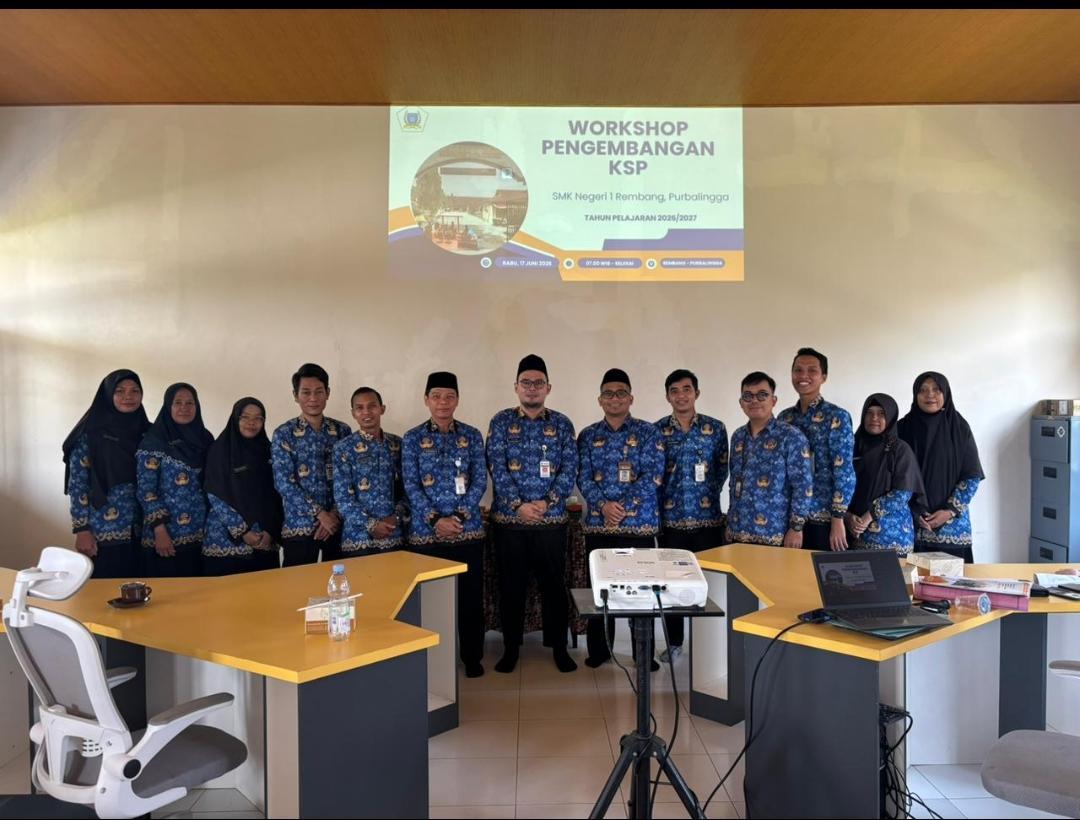 Workshop Penyusunan KSP SMK Negeri 1 Rembang Tahun Pelajaran 2026/2027 Berjalan Sukses